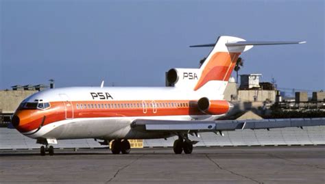 Psa Boeing Aircraft Vintage Airlines Boeing 727
