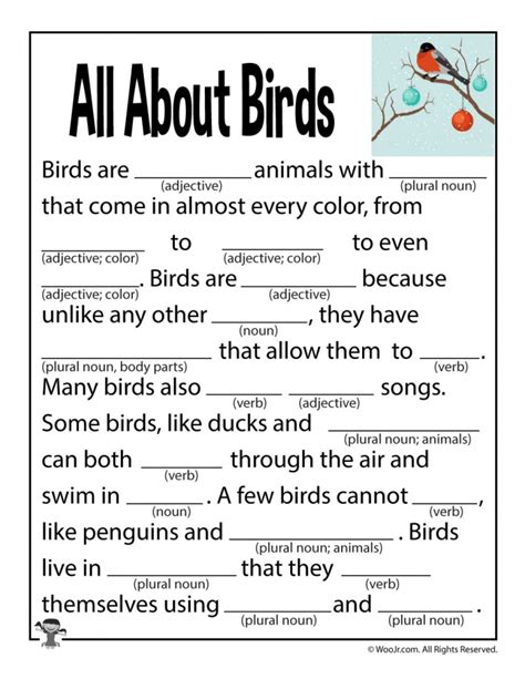 All About Birds Worksheets Worksheetsday