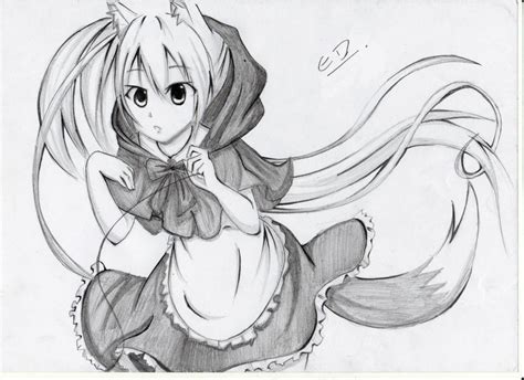 Little Red Riding Hood Anime And Wolf Version By