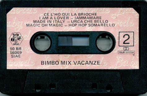 Various Bimbo Mix Vacanze Cassette Compilation Vinylheaven