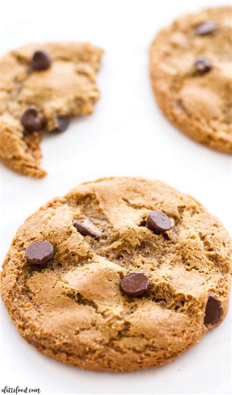 We like to add chocolate chips to make gluten free oatmeal chocolate chip cookies, but you don't. Gluten-Free Peanut Butter Chocolate Chip Cookies - A Latte ...