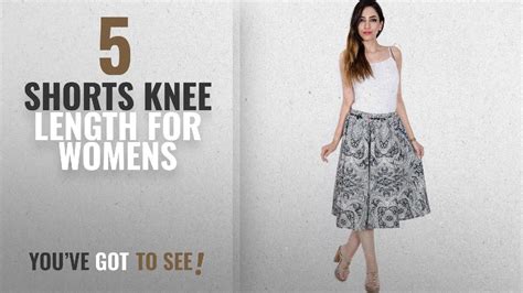 Top 10 Shorts Knee Length For Womens 2018 Teej Girl S Black White