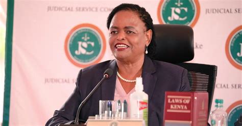 Jsc Nominates Lady Justice Martha Koome For Chief Justice Pulselive Kenya