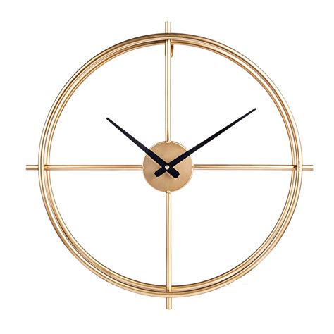 Hot 50cm Retro Iron Art Clock Simple Mute Wall Clocks For Home Decor