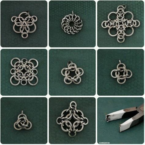 Chainmaille Starting Rounds For Pendants The Start Of Helms Or