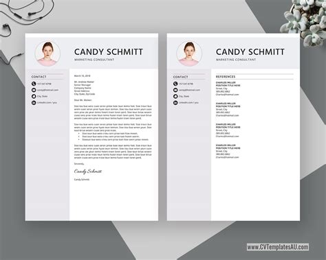 It should be something that is pleasant to the eyes. Modern CV Template for Microsoft Word, Cover Letter ...