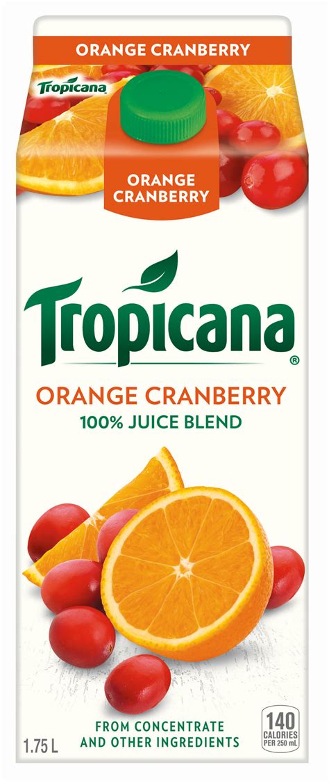 Tropicana® Orange Cranberry Juice Blend From Concentrate Tropicanaca