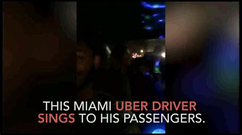 Singing Uber Driver University Of Miami News Youtube