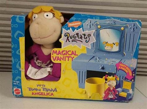 Vintage 1998 Mattel Nickelodeon Rugrats Toon Team Angelica Magical Vanity New Ebay