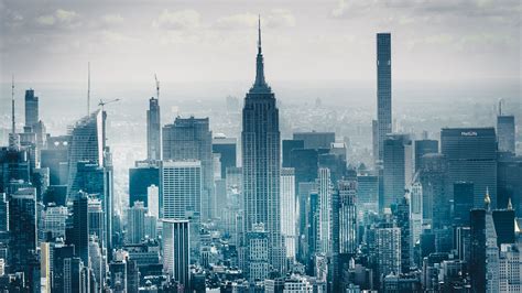 Cityscape of New York City [2560x1440] : WQHD_Wallpaper