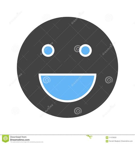 Laughing, smiley, smiling stock vector. Illustration of happy - 111378222