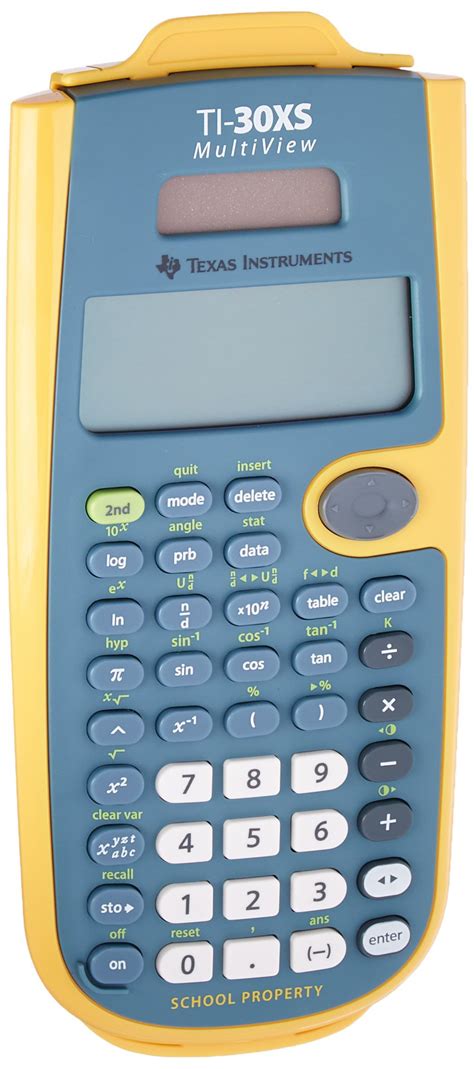 Texas Instruments Ti 30xs Multiview Scientific Calculator Yellow