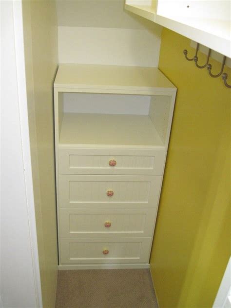 Drawer dividers or organizers are often used to separate. Surprise! Kids Love Custom Closets Too | Narrow closet ...