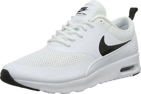 nike women s air max thea low top sneakers off white white black 5 5 uk uk shoes