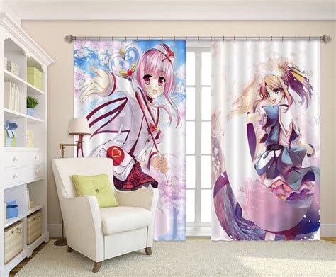 3d Japan Anime 227 Blockout Photo Curtain Print Curtains Drapes Us