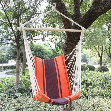 Adecotrading Cotton And Polyester Chair Hammock And Reviews Wayfair