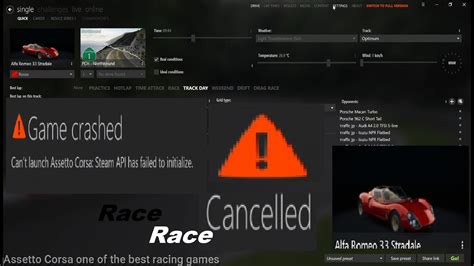 Fix Assetto Corsa Content Manager Race Cancelled Error Youtube