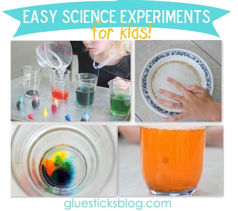 Easy Science Experiments For Kids Gluesticks