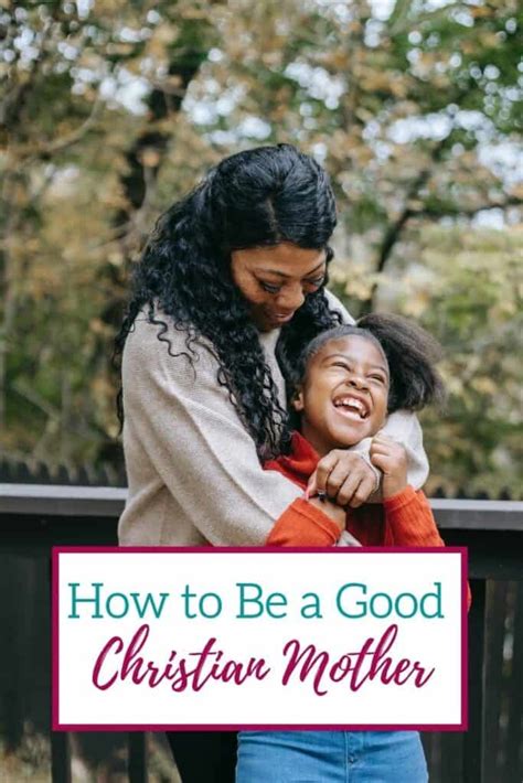 how to be a good christian mother