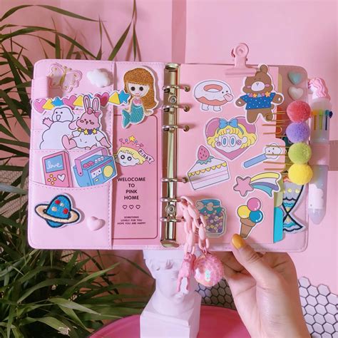 Buy 1pcs New Diary Cute Cartoon Diy Notebook Girl Heart Account Diary Plan