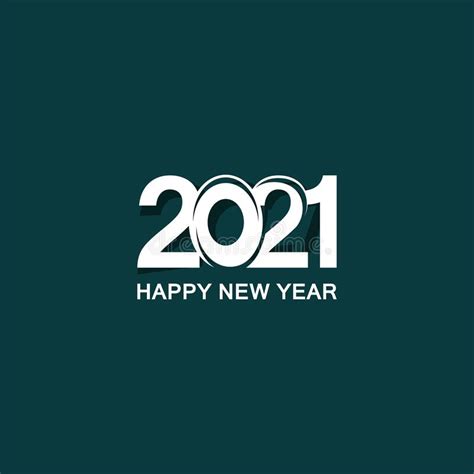Happy New Year 2021 Celebration Design Vector Illustration Template