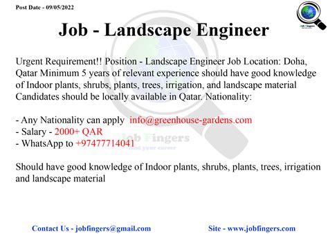 Landscape Engineer Qatar