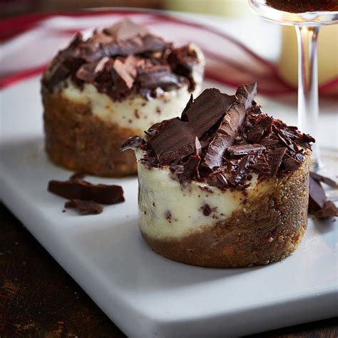 Not, cheesecake and chocolate it was exactly like that when i found these beautiful mini chocolate peanut butter cheesecakes on. Baileys® and Chocolate Mini Cheesecakes in Cake recipes at ...