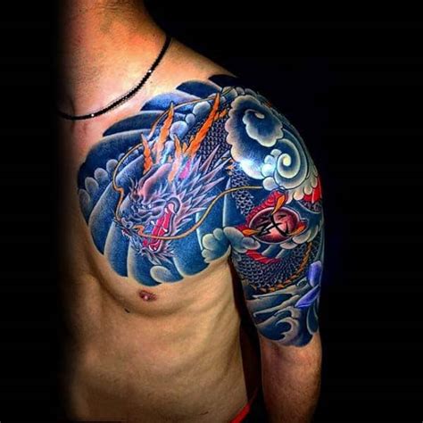 Aggregate 73 Japanese Dragon Shoulder Tattoo Best In Cdgdbentre
