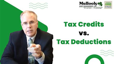 Tax Credits Vs Tax Deductions Youtube