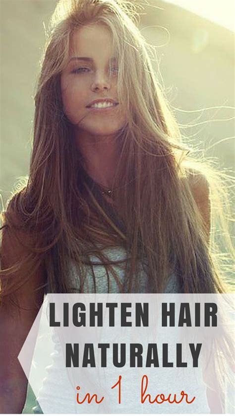 Diy Lighten Your Hair Naturally In 1 Hour How To Lighten Hair