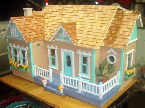 1 Story Doll House Play Cottage Miniature Houses Doll House