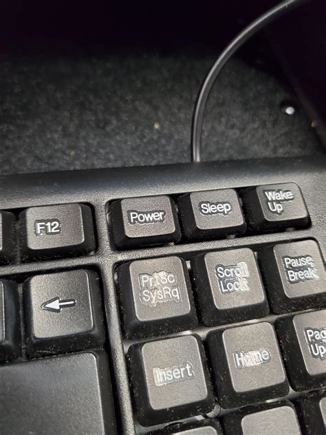 A Power Button On 3rd Party Keyboard That Instantly Shuts Down The