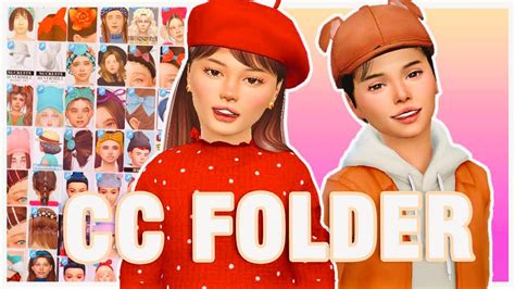 Child Hat Cc Folder👑 Sims 4 Kids Accessories Cc Folder Free Download