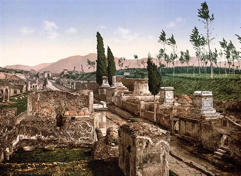 Pompeii Street Of Tombs Photograph By Granger Fine Art America