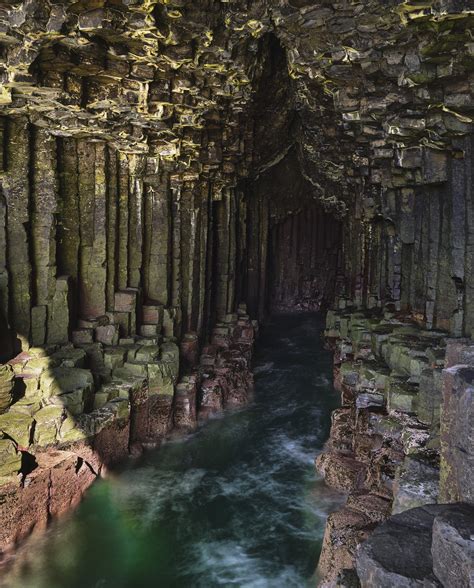 Fingals Cave 1 Staffa Inner Hebrides Scotland Transient Light