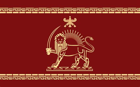 Neo Persian Empire Flag Vexillology
