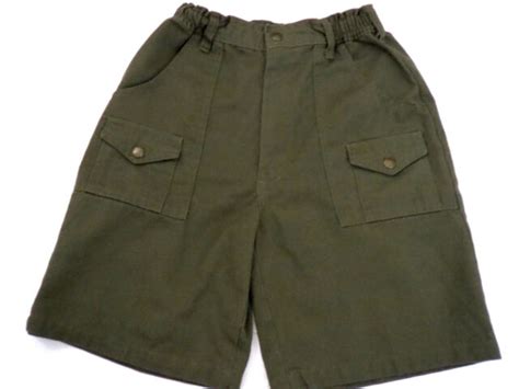 Boy Scout Official Uniform Shorts Sz 16~waist 28 Action Cargo Bsa Green