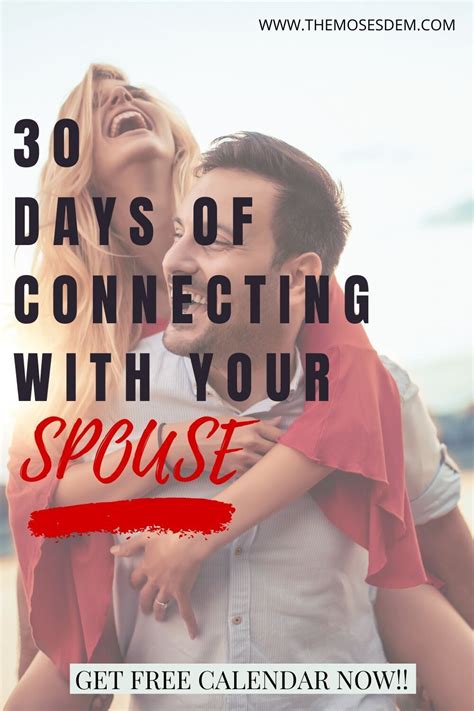 30 Ways To Connect With Your Spouse Successful Marriage Tips Best Marriage Advice Marriage Tips