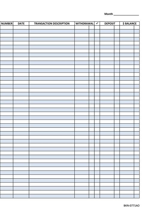 Checkbook Spreadsheet Intended For 37 Checkbook Register Templates 100