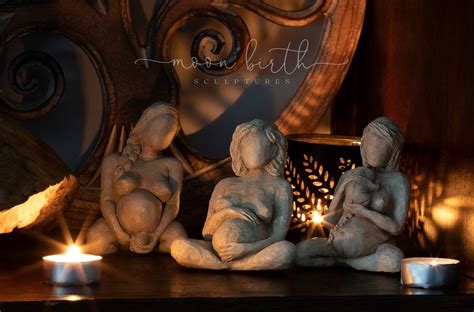 Birthing Women Set Birthing Woman Sculpture Statue Midwife Etsy Australia