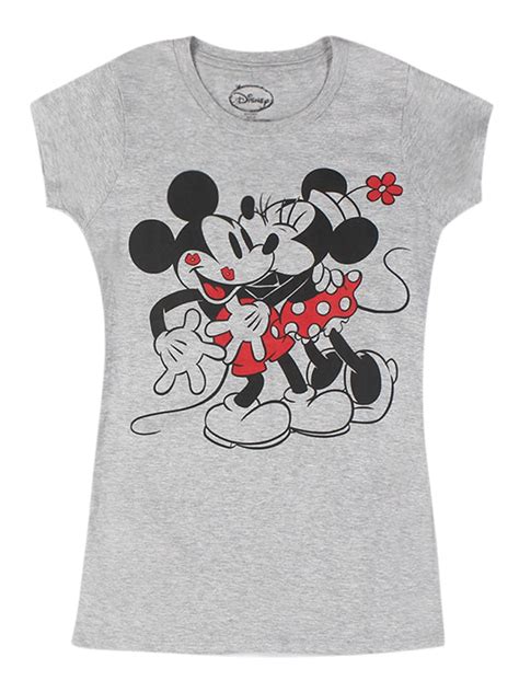 Mickey Mouse Disney Mickey And Minnie Smooch Graphic Design Printed