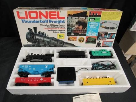 Vintage Lionel 027 Thunderball Freight Electic Train Set Mib Art