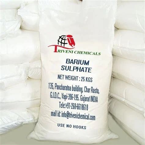 Barium Sulphate 25kg Bag At Best Price In Vapi Id 1706752588
