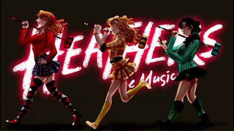 Heather, Heather, And Heather... I watched the speed paint and it was really cool! #music ...
