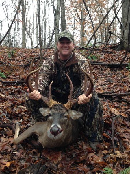 Philip Hollimon And His 155 Inch Iron Sight Muzzle Loader Buck