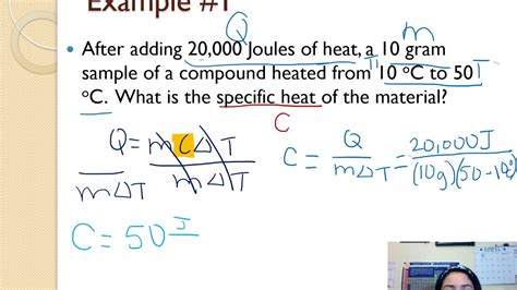 How To Calculate The Specific Heat