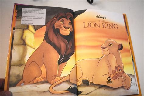 Walt Disneys Lion King Disney Wonderful World Of Reading Etsy