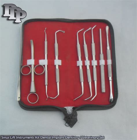 8 Pieces Sinus Lift Kit Dental Implant Dentistry Veterinary Instruments