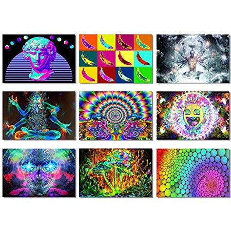 X Fabric Poster Psychedelic Trippy Colorful Trippy Surreal Abstract