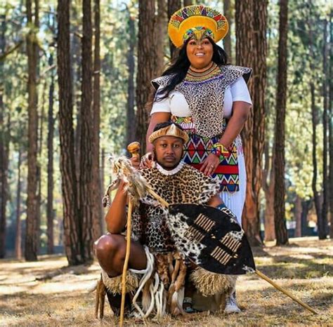 Clipkulture South African Couple In Beautiful Zulu Umembeso Traditional Attire